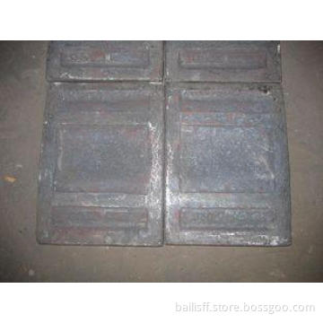 High Cr Iron Boltless Shell Liners / Grinding Mill Liners